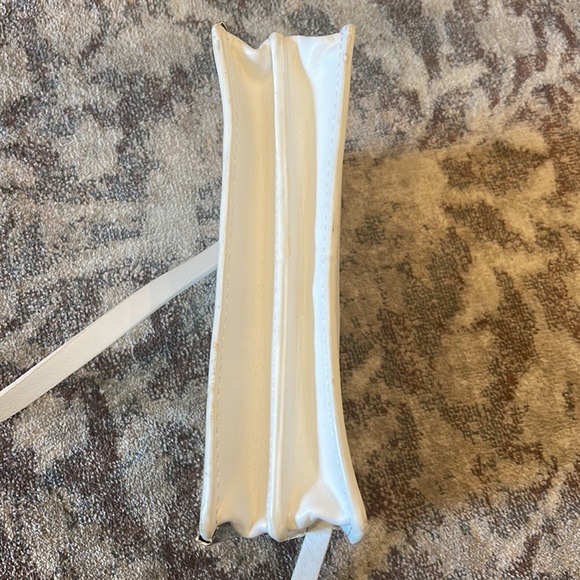 Zara Ivory Crossbody Bag with Metal Trim - Picture 8 of 12